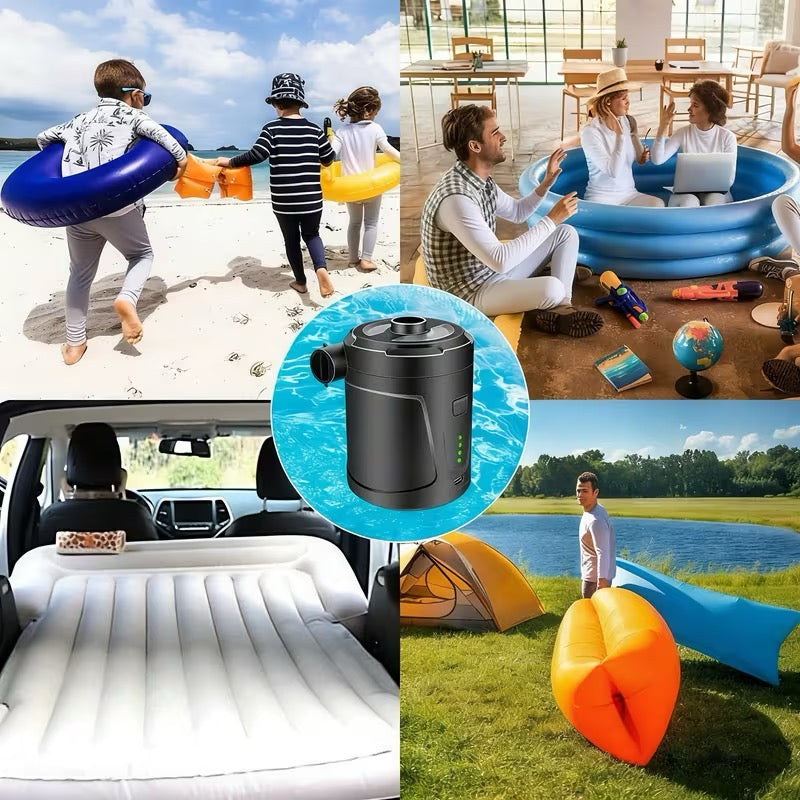 AirGo Pro™ – Bezprzewodowa Mini Pompka Elektryczna USB-C 2w1